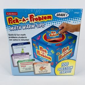Lakeshore - Grade 1 - Math Pick A Problem, Warm-Ups Practice Fun 100 Questions